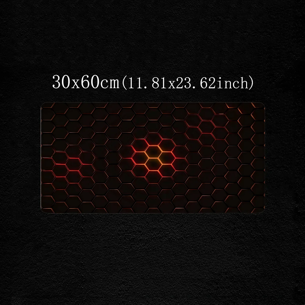 Xxl Mouse Pad Gamer Geometric Desk Mat Office Accessories Gaming Pc Computer Table Mousepad Anime Large Mats Mause Pads Setup