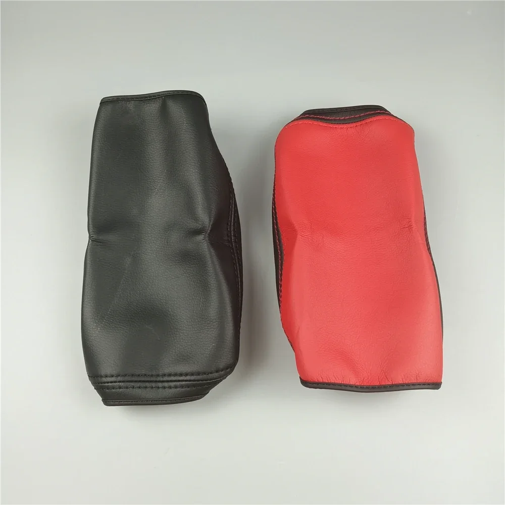 Car Console Armrest Box Protect Cover Leather Sleeve For Audi A4 B9 2017-19 Central Handrail Box Holster Anti-dirty Set Decor