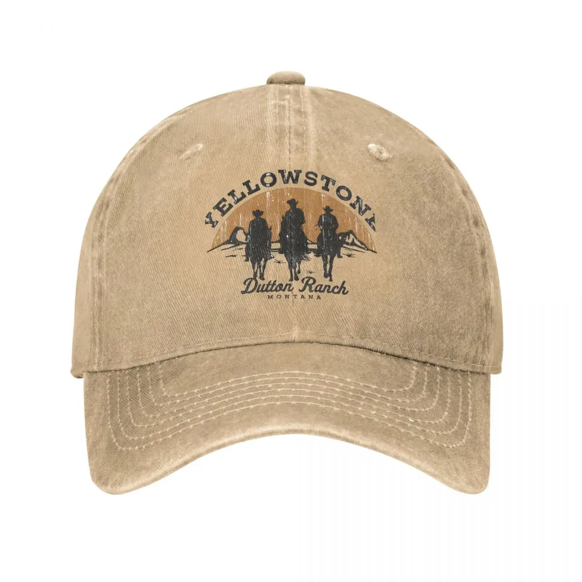 Yellowstone Dutton Washed Baseball Cap Ranch Logo y2k Funny Trucker Hat Summer Women Men Hunting Camping Design Baseball Caps