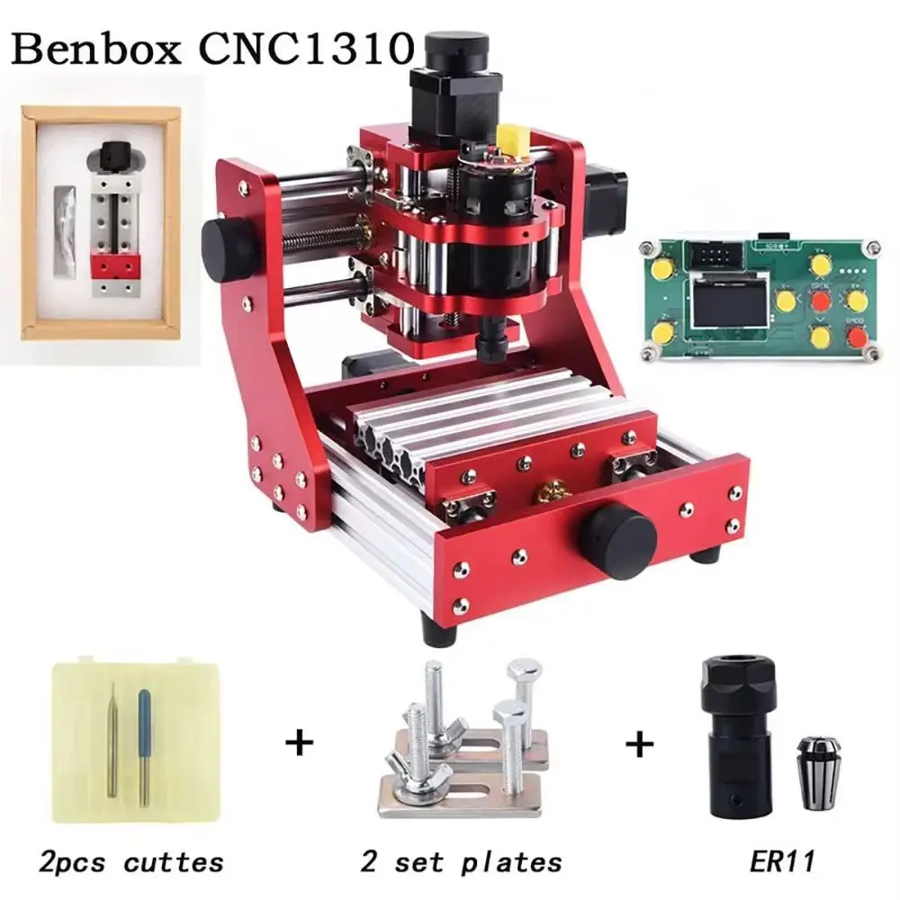 

Benbox CNC1310 full metal CNC engraving machine / copper and aluminum metal engraving machine / small desktop engraving