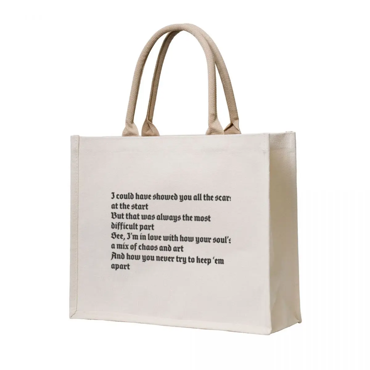 

Dermot Kennedy - Outnumbered lyrics Tote Bag shopper bags for women custom fabric bag great bag
