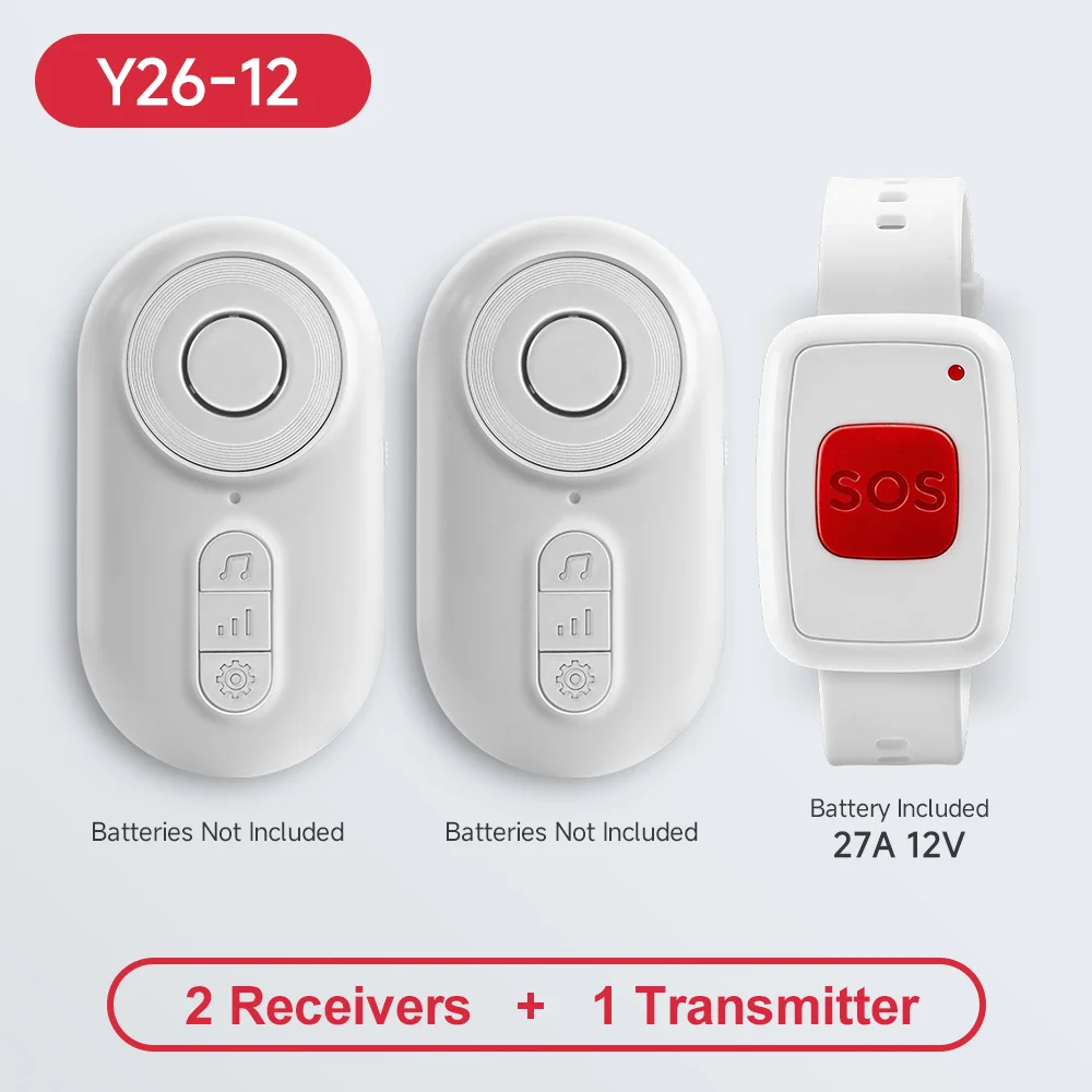 Eenvoudige SOS-horloge- en vibratiepagerkit |   Oude-eren veiligheidswaarschuwingssysteem |   Zorgverlener Persoonlijke oproepknop Monitor Thuis