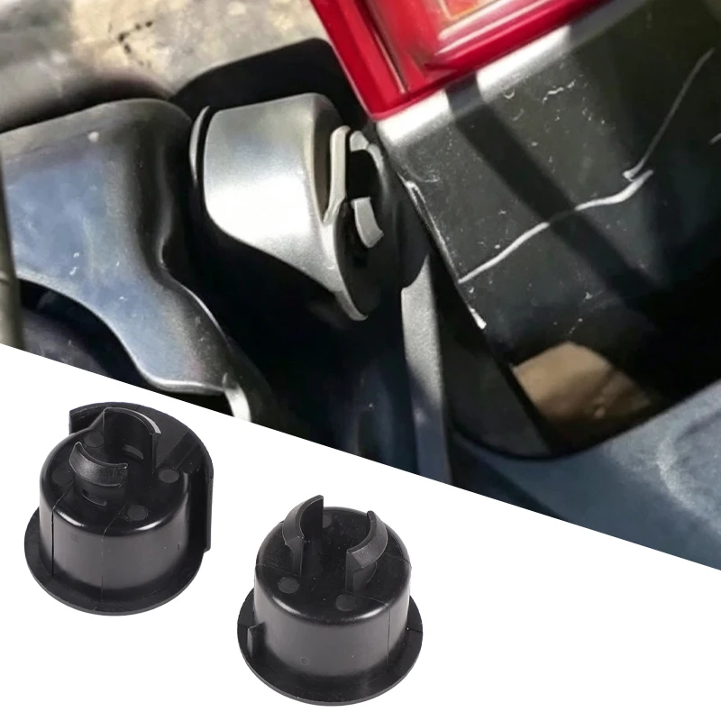 93478-ZP50A 93479-ZP5 Rear tailgate hinge bushing replacement parts ABS black 2pcs for Nissan Edge Man Frontier 2005-2018 models