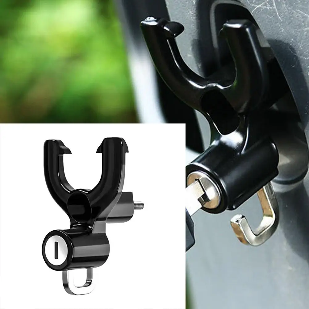 Universal Motorcycle Helmet Lock Motorbike Scooter Hook Lock Helmet Helmet Helmet Lock Motorcycle Hook Hanger Lock Hanging X8S4