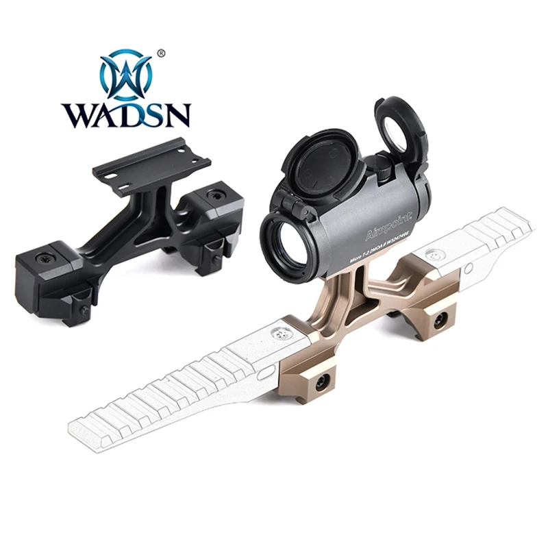 WADSN T1 T2 ROMEOS OMM MICRO OPTIC MOUNT MODULAR LIGHTWEIGHT ELEVATED PATTERN hunting Airsoft Accessories Picatinny Rail Scopes