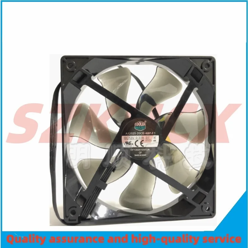 1PCS/LOT  A12025-20CB-4BP-F1 DC 12V 0.37A 120x120x25mm 4-Wire Server Cooling Fan