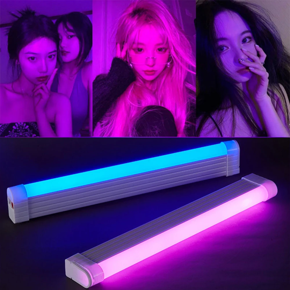 

Handheld LED Fill Light Video Light Wand USB Rechargeable Photography Lighting Adjustable Flash Light RGB Selfie Lamp 3 Modes