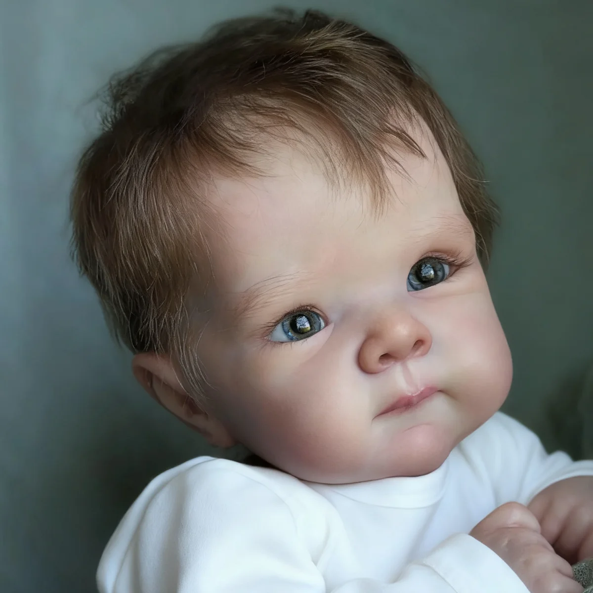 Boneca Reborn Realista BZDOLL de 19 Polegadas (48 CM) com Corpo de Vinil Completo / Corpo de Tecido, Brinquedo Infantil, Presente de Aniversário Artesanal e Fashion