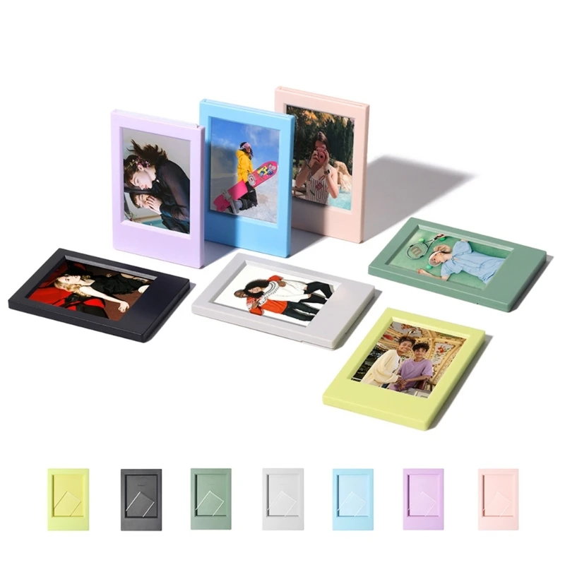 후지필름 인스탁스 미니 12, 11, 8, 7S, 25, 50, 70, 90, 리플레이 링크, 3 인치 즉석 사진용 마그네틱 프레임, 1-5 개