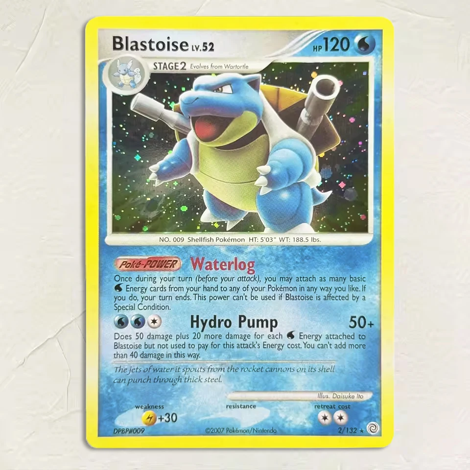 PTCG Classic Game Holo Trading Collection Cards Charmander Dragonite Glaceon Leafeon Blastoise-Toy Collectible Boys Gifts