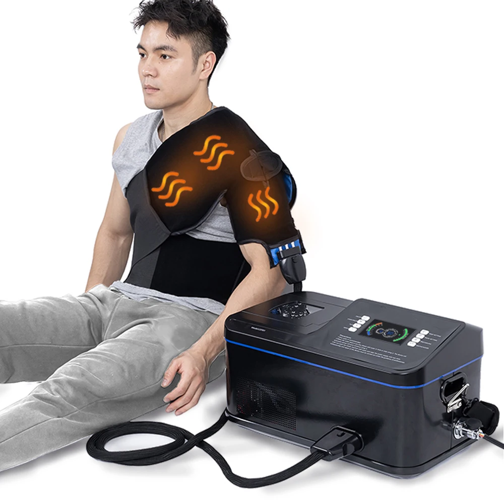 Iceless Automatic Cooling Cold and Hot Compression Therapy Machine for Shoulder Muscles Pain Relief and Joint Injury Recovery