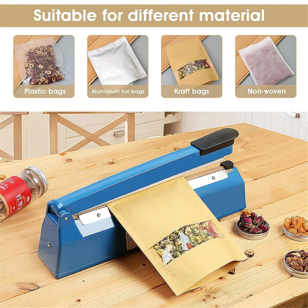 10 ชิ้น Impulse Sealer เปลี่ยนชิ้นส่วน 12 นิ้วความร้อนซีลแถบเปลี่ยนองค์ประกอบ Grip Impulse Sealer องค์ประกอบความร้อน - LITE