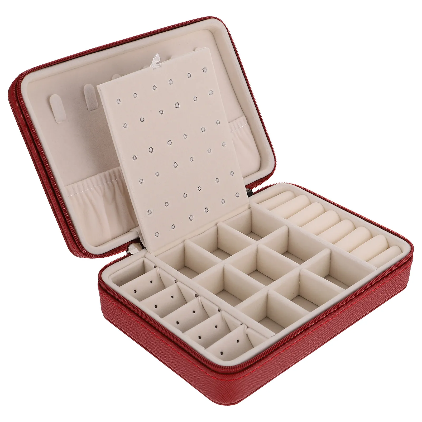 Luxury Jewelry Box Organizer Large Capacity Portable Travel Friendly Jewelry Storage Case for Couples Rings Trinkets Display Box