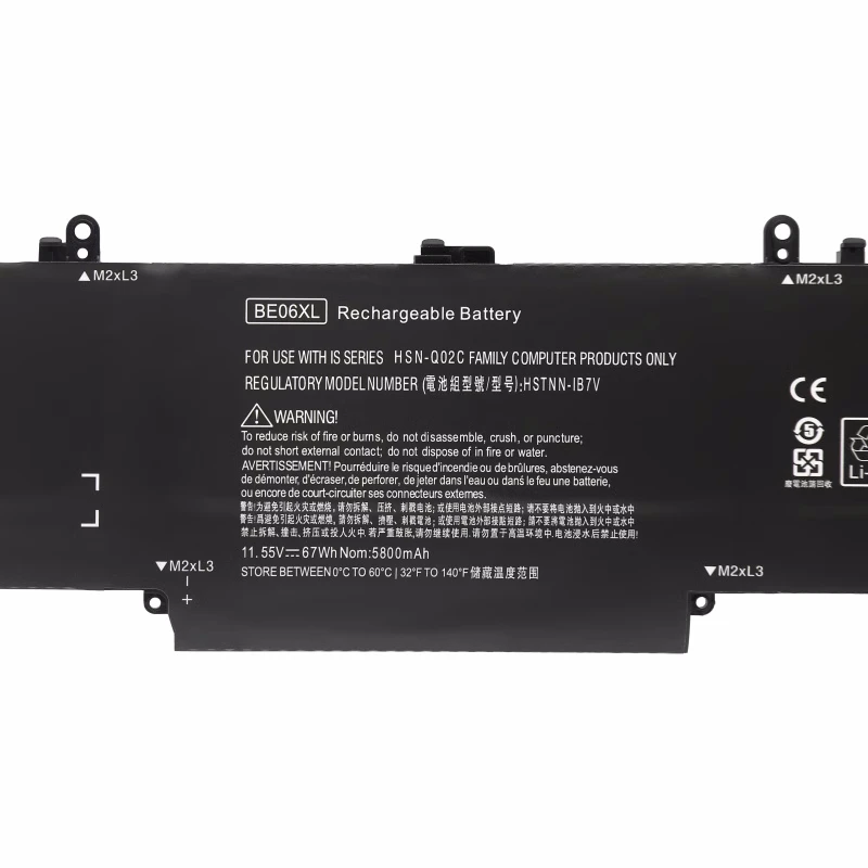 Batterie d'ordinateur portable BE06XL pour HP Elitebook Folio 1040 G4 2XM88UT 1EP15EA 3WDpayée ity HSN-Q02C HSTNN-DB7Y 918108-855 918045-1C1 1B7V Q02C