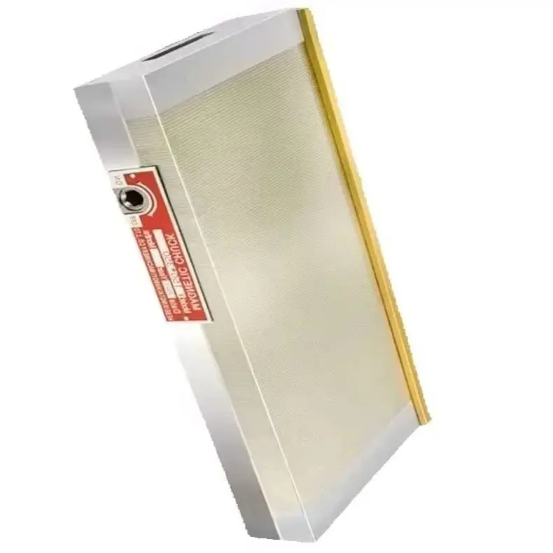 Precision Grinding CNC Grinder Sucker with Permanent Magnetic Fine-Grained Disk 125x250mm Brass Magnetic Flat Plate for Metalwor