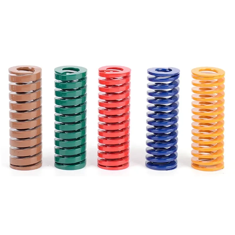 Mould Die Spring Spiral Stamping Compression Springs Outer Diameter 20mm Length 20-175mm Yellow/Blue/Red/Green/Brown