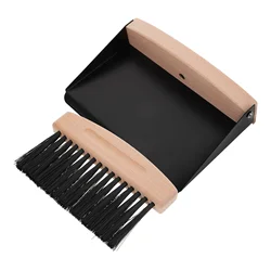 Broom Dustpan Set Desktop Brush and Keyboard Small Cleaning Convenient Mini for Countertop Duster Beech Sweeping