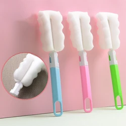 Sponge Cup Brush Long Handle Foam Removable Bottle Cup Glass Kitchen Baby Bottle Cleaning Brushes Household Cleaning Tools