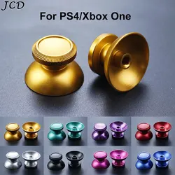 JCD 2pcs Aluminum Metal 3D Analog Joystick Thumb Stick Grip Cap Replacement Buttons For PS4 Slim/Pro/Xbox One Slim Controller