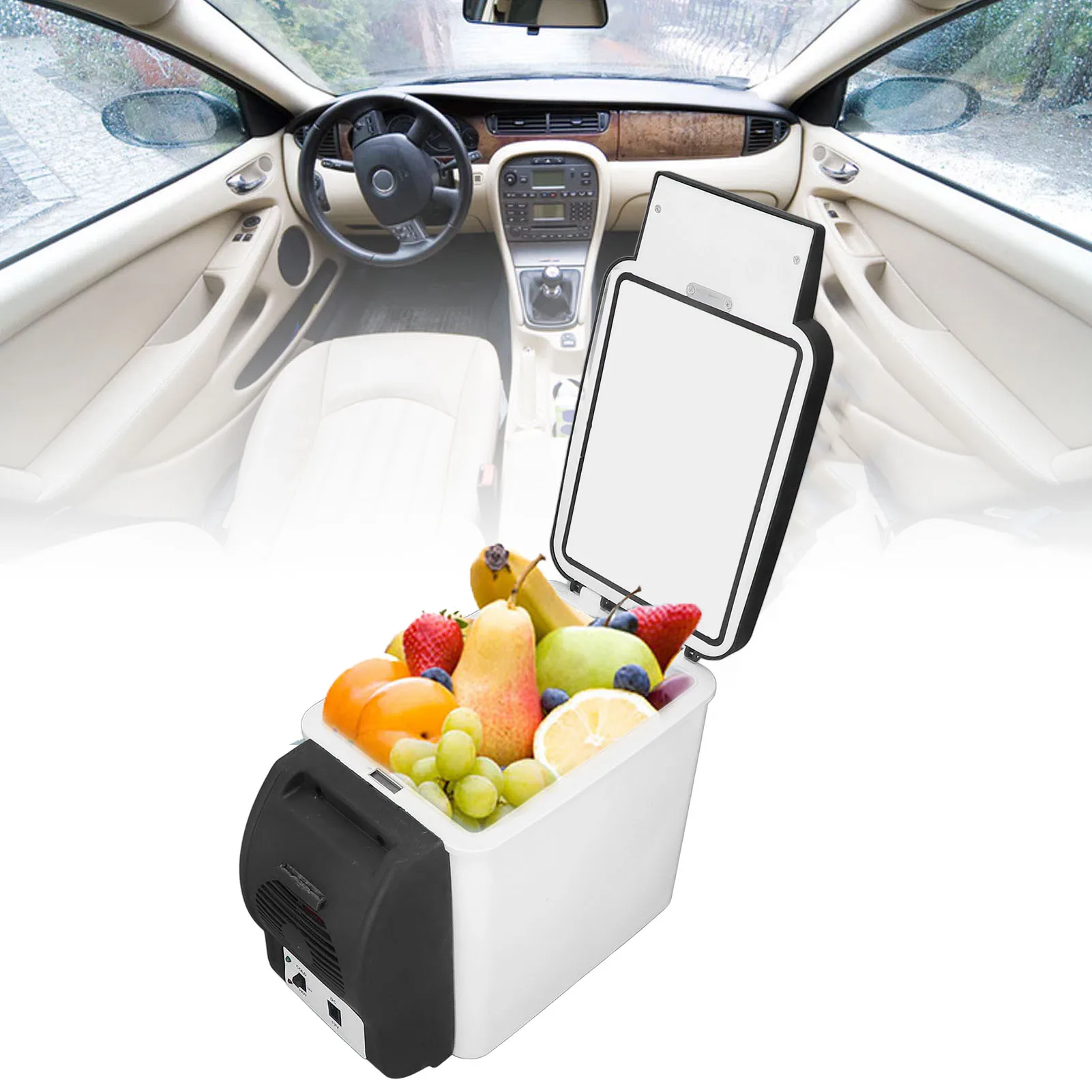 

6L 12V Electric Car Refrigerator Portable Mini Fridge Freezer Vehicle Refrigeration And Heating Ice Box Car Electronic Devices