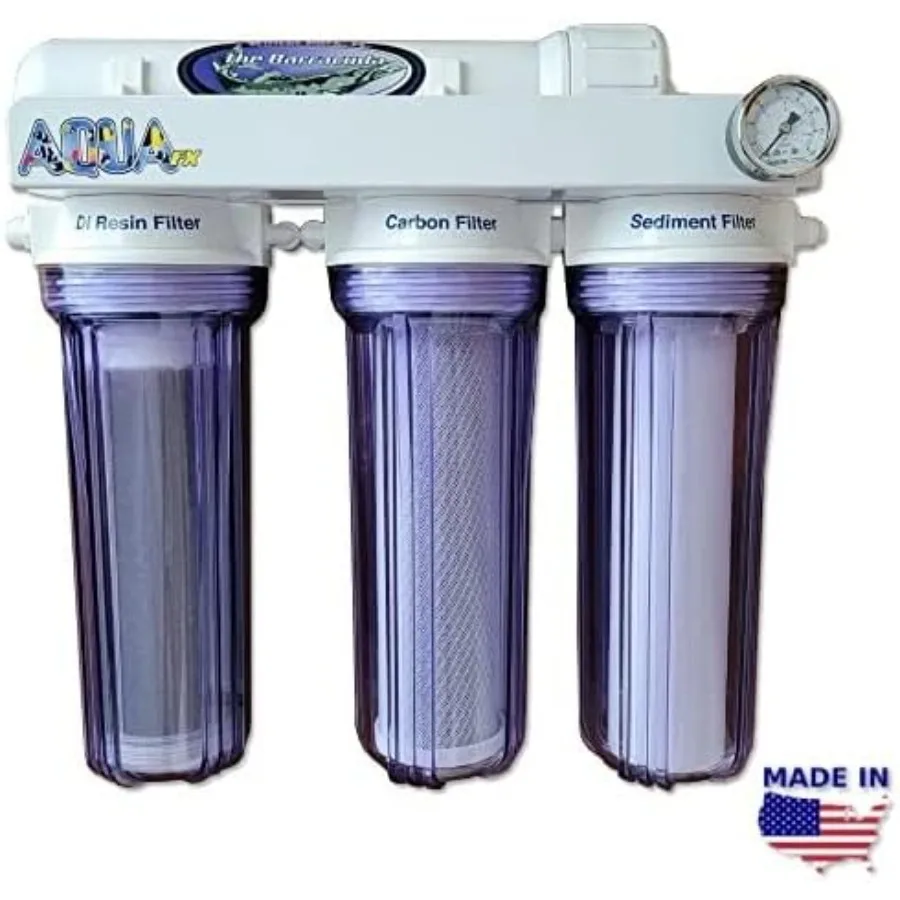 

Высокопроизводительная 100-канальная система очистки воды RO/DI для аквариумов, гидропоники и лабораторного использования. Усовершенствованный двухступенчатый фильтр.