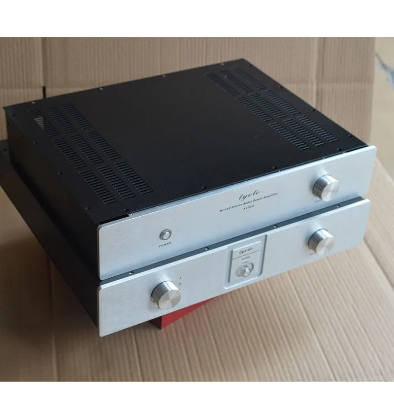 430*80*320 380 مللي متر A4308 الألومنيوم لوحة مكبر للصوت الهيكل Preamplifier حالة أمبير الضميمة القياسية لتقوم بها بنفسك علبة مكبر للصوت صندوق قذيفة #4