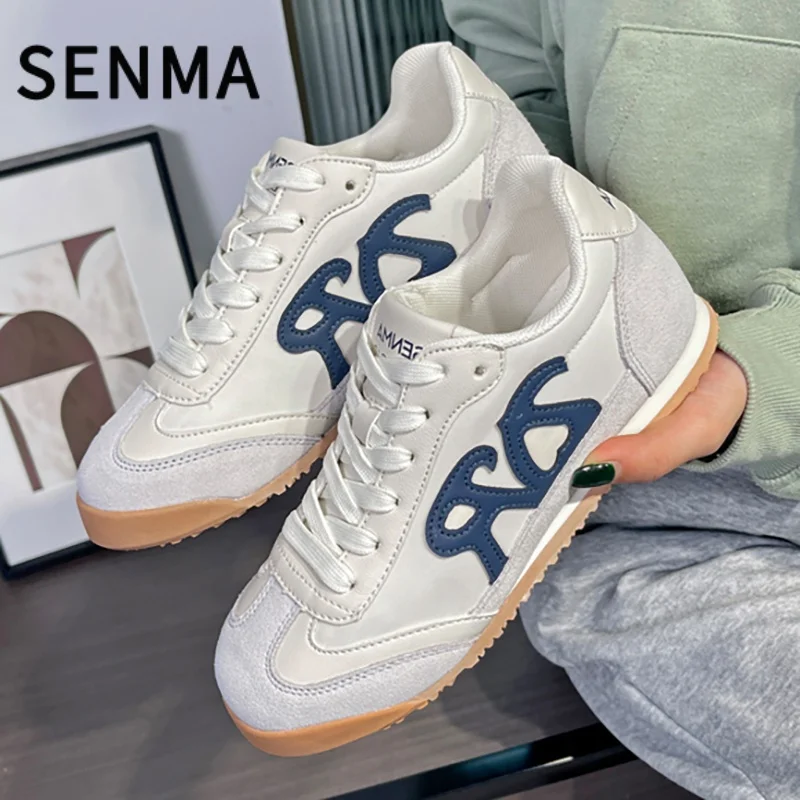 

SENMA Women's Casual Shoes Women's Retro Sneakers Tennis Skate Shoe Walking Footwear Lightweight and Comfortable Training Shoes