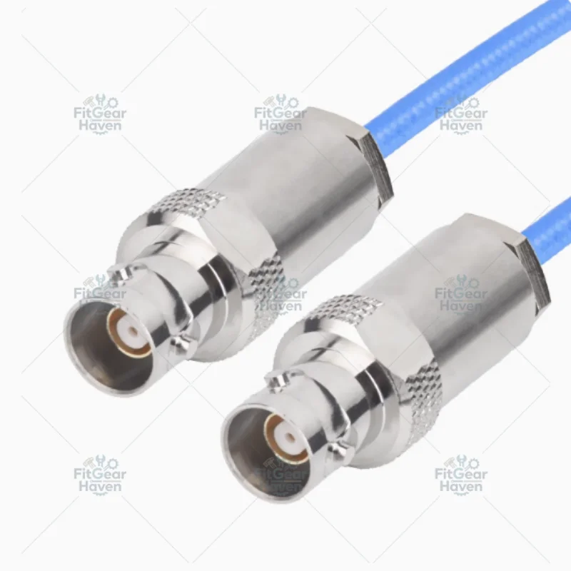 Suitable for three coaxial adapter cable 1553B jumper TRX316 double male head three card test cable line