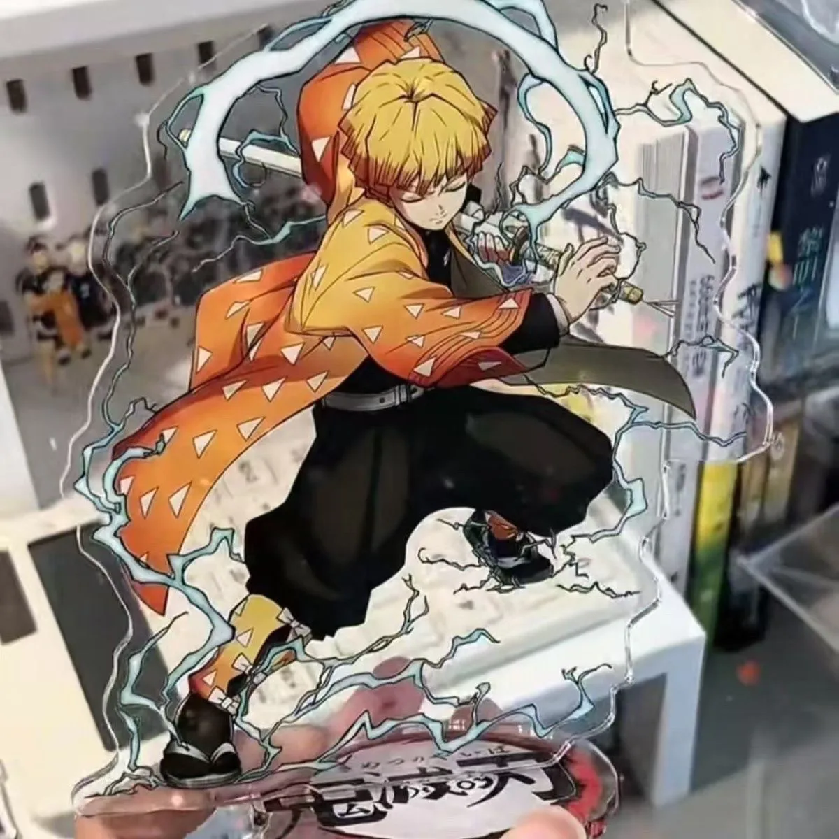 Neuer Demon Slayer Kimetsu No Yaiba Acryl-Ständer Anime-Charakter Desktop-Ornamente Cartoon Sammlerstück Deko Geschenk für Fans – Detail 1