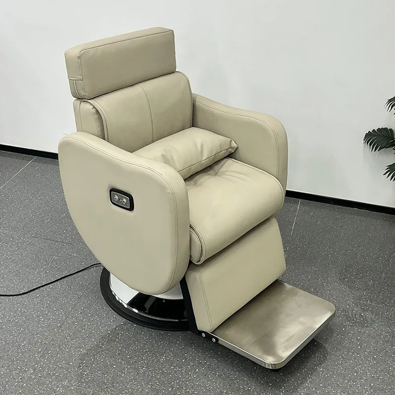 

Customized Electric Reversible Salon Barber Chair High Load-bearing Salon Chair LOGO for Factory Wholesale