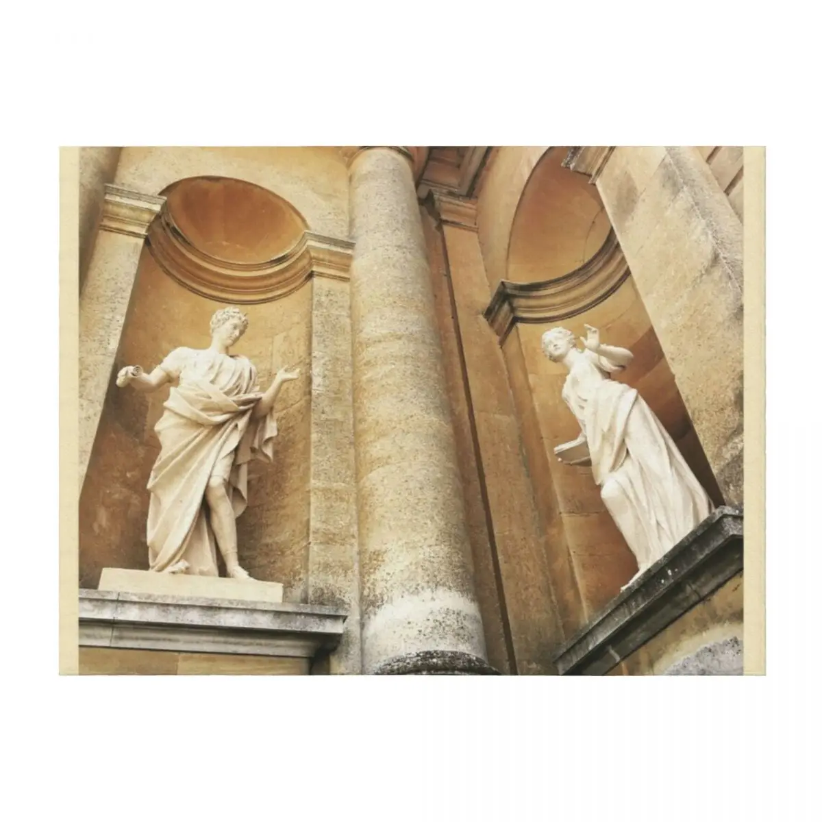 

Blenheim Sculpture, Blenheim Art, Statue Art, Sculpture Art, Marble Statue, limestone Throw Blanket Luxury Thicken Blankets