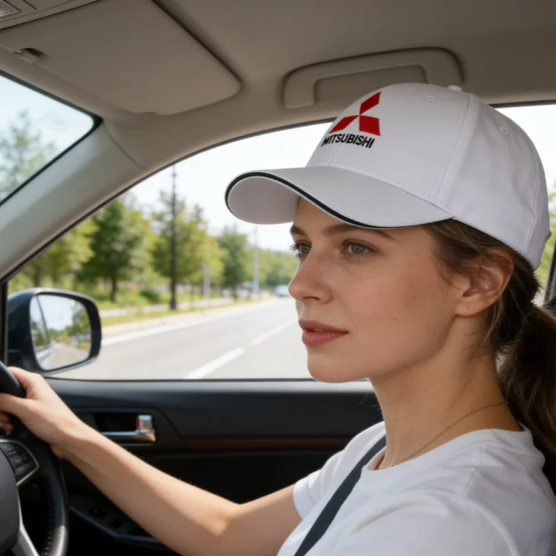 

Mitsubishi Embroidered Cap For Eclipse Cross ASX Mirage Fashion Baseball Hat Men Women Casual Outdoor Adjustable Cap
