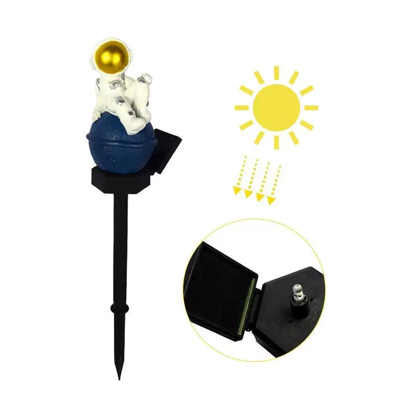 

Astronaut Outdoor Solar Light Landscape Lighting Light Outdoor Solar Path Light Yard Pathway Stake Light Waterproof Garden