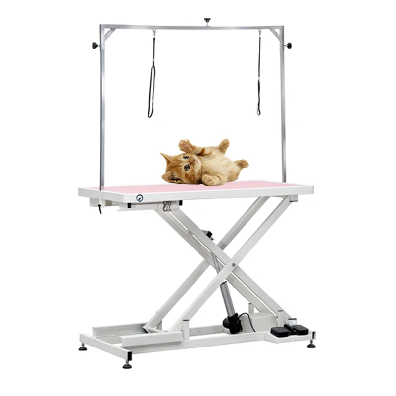 

SY-W048-1 Professional Hydraulic Electric Pet Grooming Table Pet Salon Dog Cat Groomer Show Table Hair Cutting Table