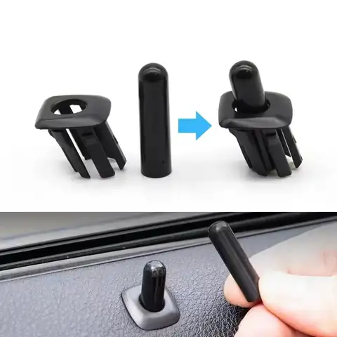 플라스틱 자동차 도어 래치 핀 손잡이 ABS 도어 잠금 버튼 BMW E60 E90 E70 E84 F10 F11 F30 F34 F01 F02 F07 X5 X3 용 내구성 캡 커버