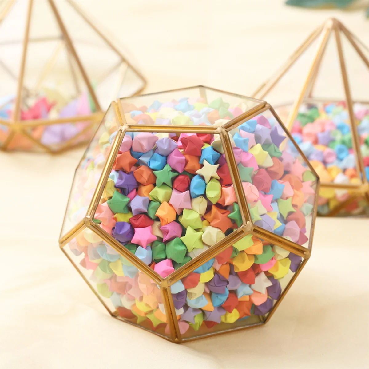 

12Pcs Star Origami Paper Strips Durable Folding Paper for Art Craft Making Handmade School Project