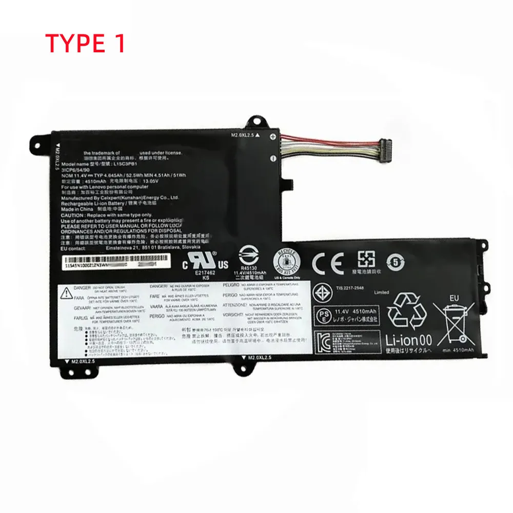 L14L2P21 L14M2P21 7.4V 30WH Battery For Lenovo IdeaPad Flex3 300S 310S 330S Yoga 500 510S 520S 151BD 14ISK 15ISK 14IKB 15IKB S41