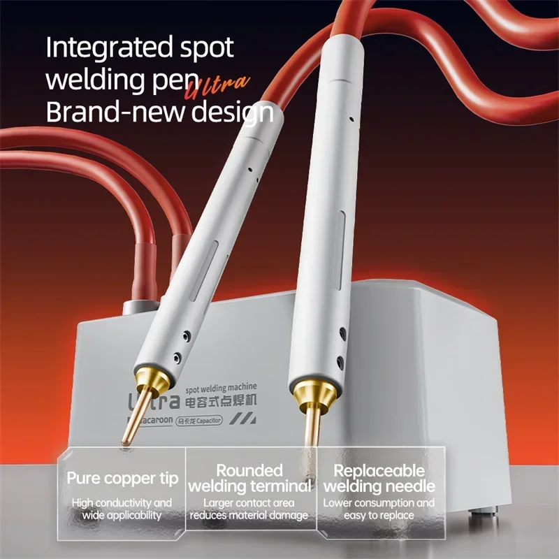 QIANLI Macaron Ultra Farah Saldatrice a punti capacitiva 5500W MAX 0.1 ~ 0.4mm Saldatrice a punti per riparazione veloce e facile