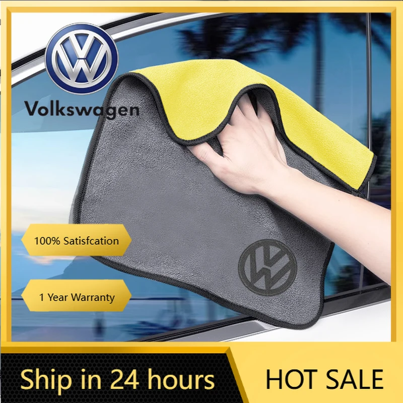 

Новинка 2026, подстаканники для автомойки, полотенце из микрофибры, авточистка, сушка, ткань для ухода за Volkswagen VW GTI Golf Polo T5 Tiguan P