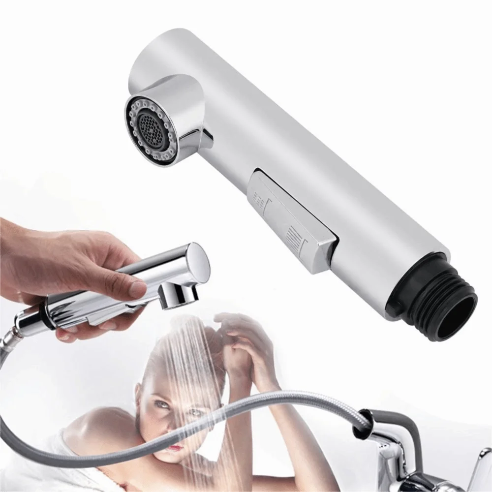 Pull Out Faucet Sprayer G1/2 Male Thread ABS Material Kitchen Faucet Head 4.53 x 1.10 x 0.79in 2 Spraying Modes