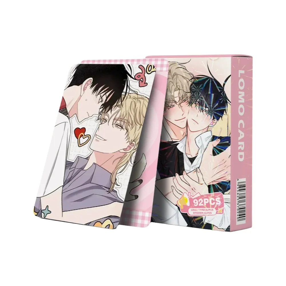 92 stuks Koreaanse Webtoon Lomo-kaarten & mini stickers - Anime personage fotokaarten collectie Perfect cadeau voor fans - afbeelding 2