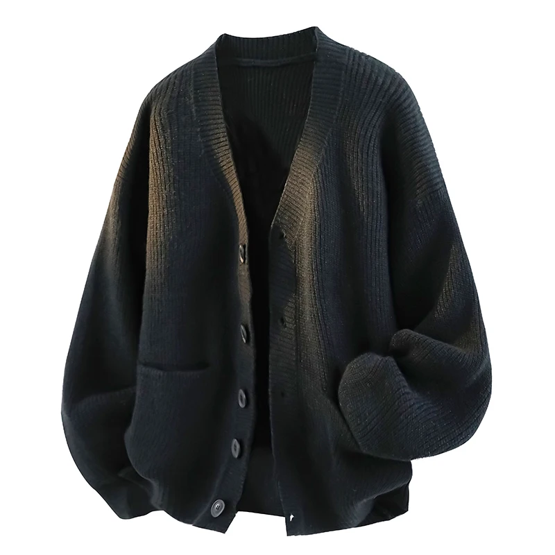 

Осень-зима, мужская повседневная модная трендовая ветрозащитная универсальная теплая куртка, мужская ветрозащитная куртка для отдыха на открытом воздухе, теплый свитер, кардиган