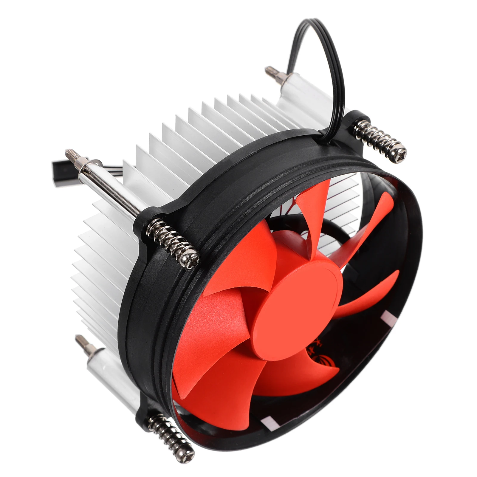 

CPU Cooling Fan Air Cooler Low Profile Aluminum Heat Sink 9cm Quiet Pure Aluminum Dedicated Back Plate Safe Fixing Down Blowing