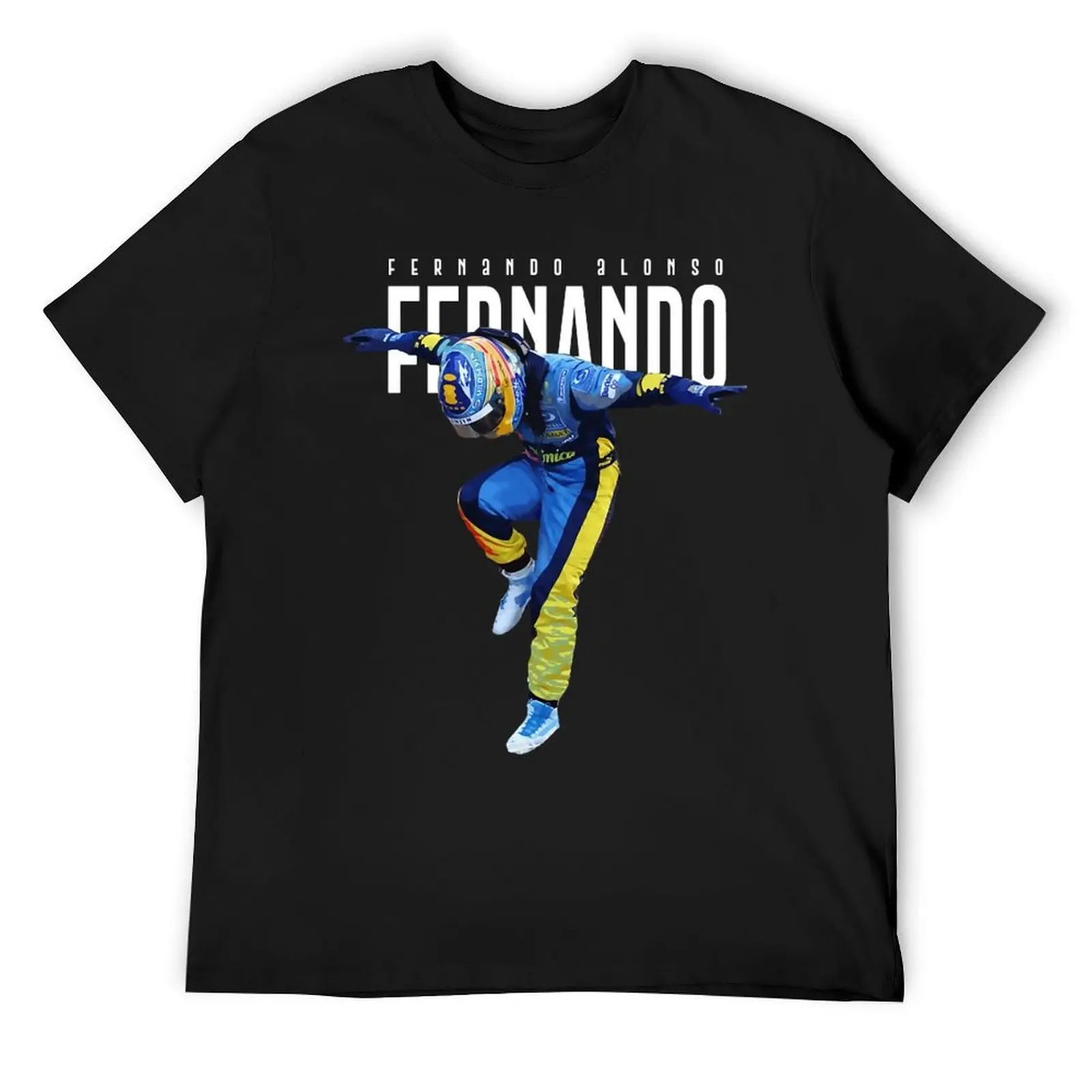 Fernando driver Alonso dance T-Shirt anime clothes cheap stuff heavyweights tshirts for men