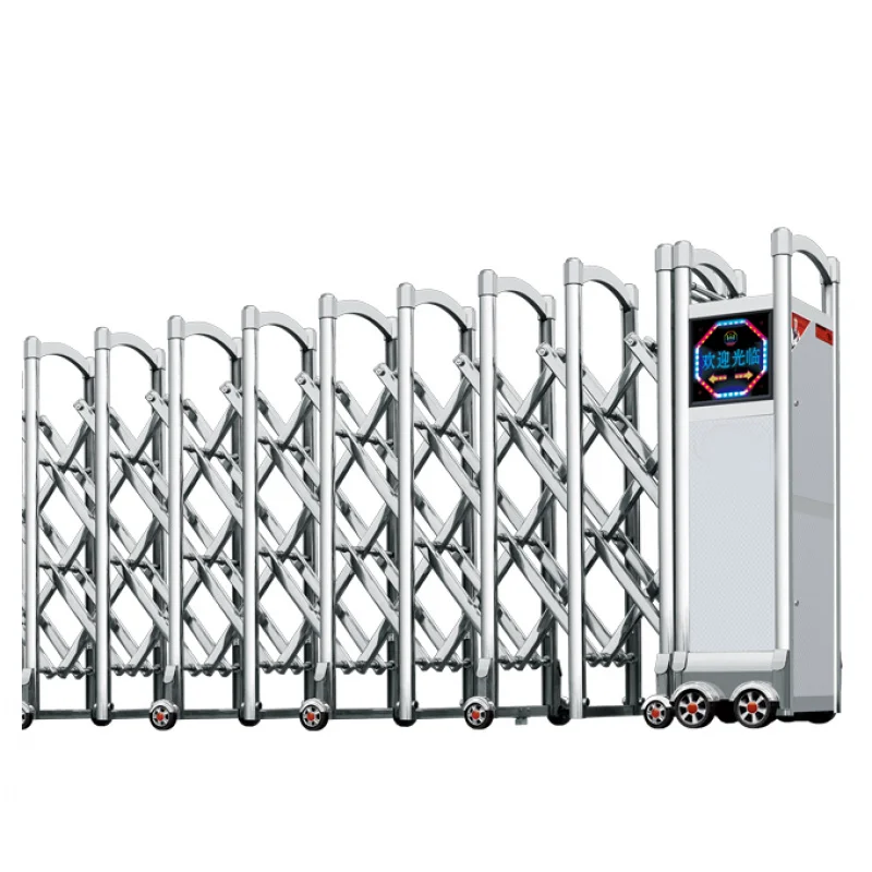 custom.Automatic Retractable Driveway Fence Gate Safety Function Apartment Use