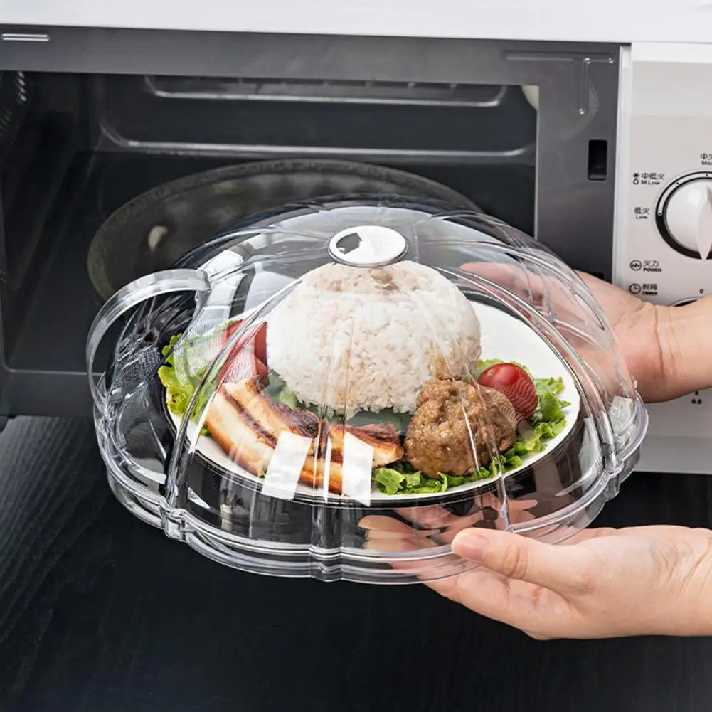 

Odorless Microwave Lid Transparent Microwave Oven Splash Proof Cover with Handle Bpa-free Food Heat for Kitchen for Food