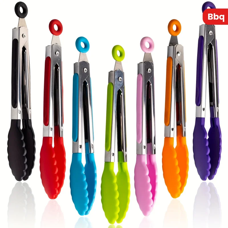 

Multifunctional7Inch Mini Kitchen Tongs - Heat-resistant Nylon Material