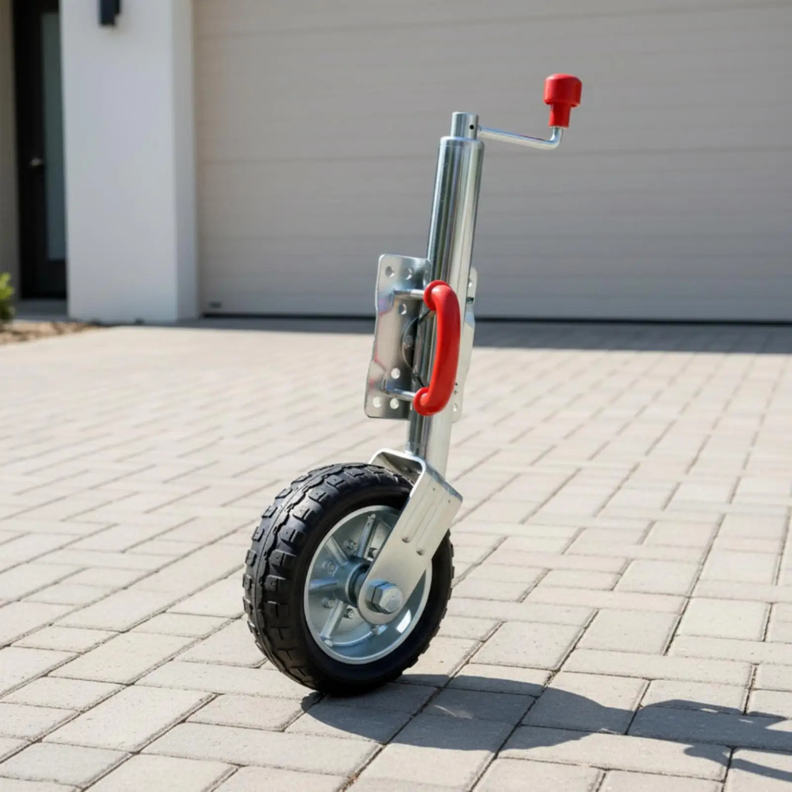 Trailer Jack with Guide Wheel Universal Top-Wind Trailer Jack Long-Lasting