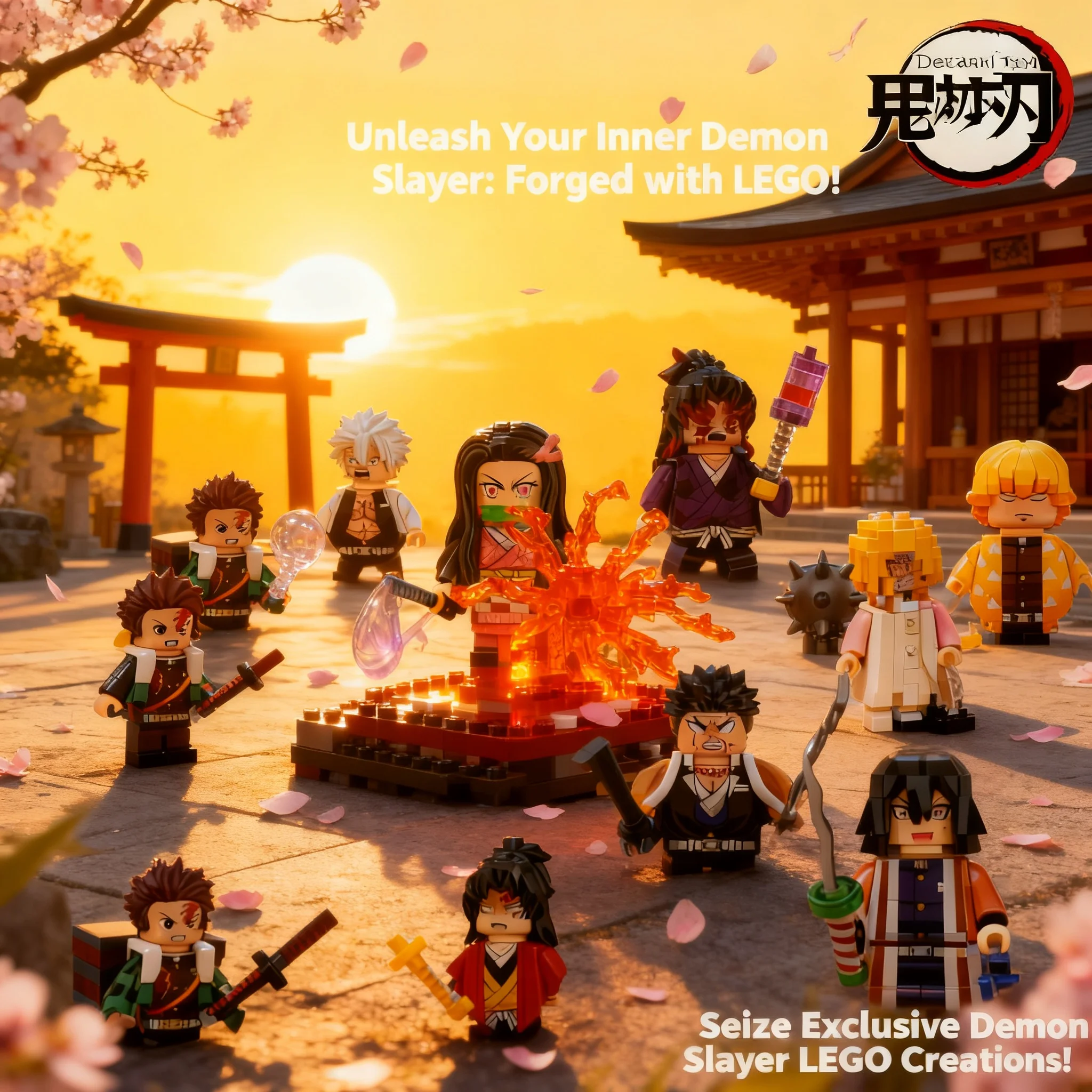 Image of 2026 Anime Demon Slayer Actionfiguren Bausteine Blindbox Sammelspielzeug für Kinder Geschenke WM2998-3008