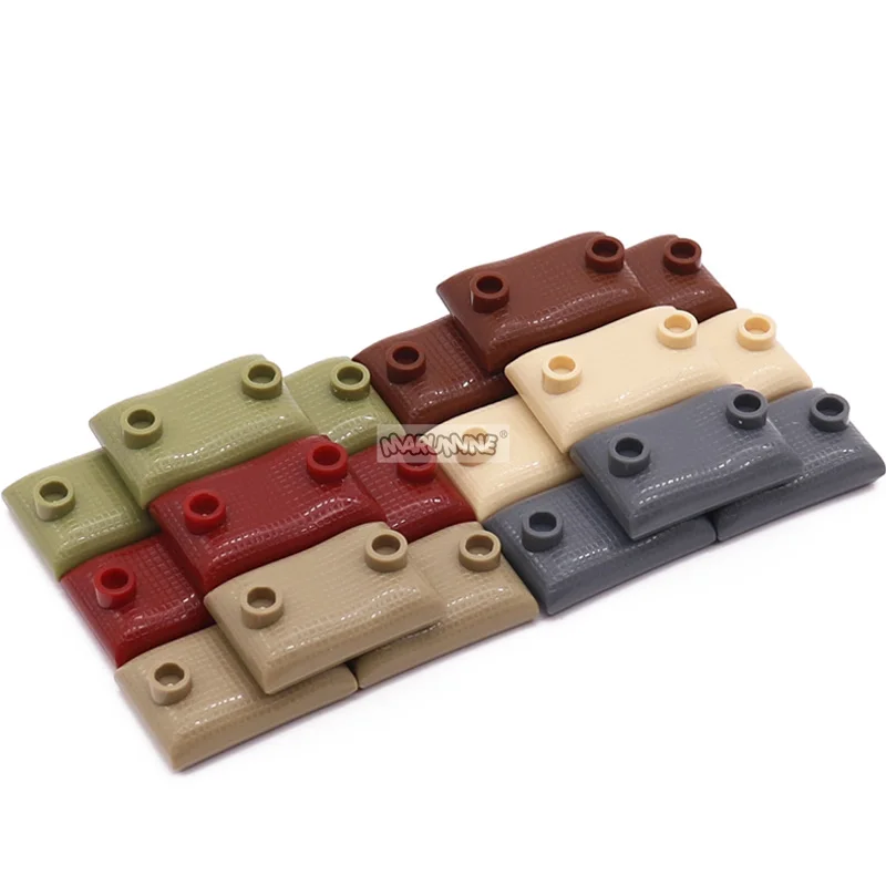 Marumine Moc Bouwstenen Stack Zandzak Diy Accessoires Wars Militaire Apparatuur Classic Bricks Educatief Speelgoed Voor Kinderen